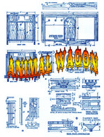 circus animal wagon circus animal wagon scale 3/4" = 1'  length 12"  width 6"