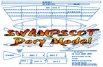 full size printed plan vintage 1947 scale 1:12 "swampscot dory model" a fisherman's model