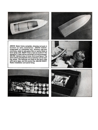 Full Size Printed Plans very fast Moderate Vee 28" Electric or .21 IC for Radio control