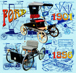 full size Printed Plans &amp; Article Ford  1896 model  1901 model  Scale 1:16 (3/4"=1ft)