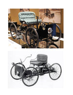 full size Printed Plans &amp; Article Ford  1896 model  1901 model  Scale 1:16 (3/4"=1ft)