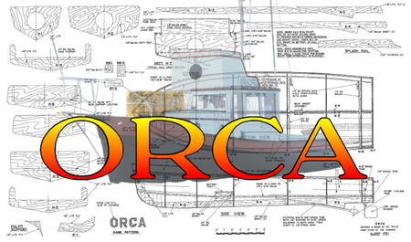Full Size Printed Plans infamous shark fishing vessel The Orca
