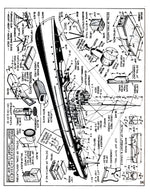 Full Size Printed Plan U.S. COAST GUARD PATROL BOAT Scale 1:48 Display or modify for operation