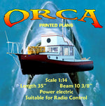 Full Size Printed Plans infamous shark fishing vessel The Orca