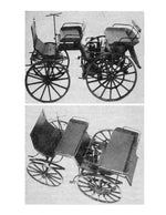 printed full size drawings 1886 daimler scale 1:12  length 8”  width 4 ¼”  height 5