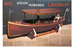 victorian steam power launch 40 1/2"  steam or electric full size printed plan and article