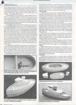 full size printed plan sports scale harbor tug length 22 " suitable for 2 channel radio control