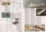 full size printed plan stand-off scale 1:144 casablanca escort carrier r/c 2 channels