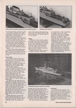 original full size printed plans standoff scale 1:144 hms ambuscade type 21 frigate for radio control