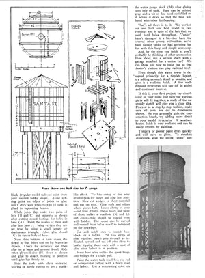 full size printed plan water tower simple water tower that is to a scale