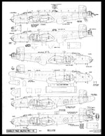 full size printed plans scale 1:24  control line handley page halifax no difficulty in building the model.
