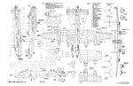 full size printed plans scale 1:24  control line handley page halifax no difficulty in building the model.