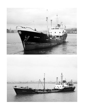 full size printed plan and article small coastal tanker 1:72 scale 36" adrian m suitable for radio control