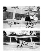 full size printed plan and building notes avro 511 “arrowscout" scale .923” = 1ft  w/s 24”  power rubber