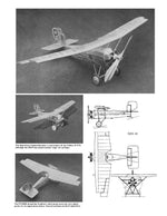 full size printed plans peanut scale samolot dkd iii out-of-the-ordinary model of a polish lightplane.