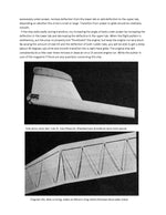 full size printed plan free flight .15 competition 'americano’ rugged, fine performer