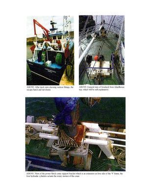 this is for full size printed plans motor fishing vessel  scale 1:25 r/c