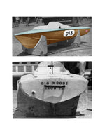 full size printed plan scale 1/12 rough water offshore racer for radio control