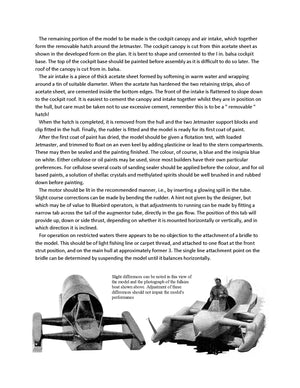 build semi-scale 1:24 bluebird k7 water speed boat full size printed plan & article
