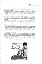 full size printed pattern how to make and throw boomerang