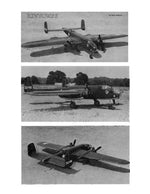 full size printed plans vintage 1963 semi-scale twin engine stunter b-25 mitchell