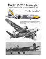 full size printed plan scale 1:16 control line martin b-26 marauder you may wish to convert to radio control