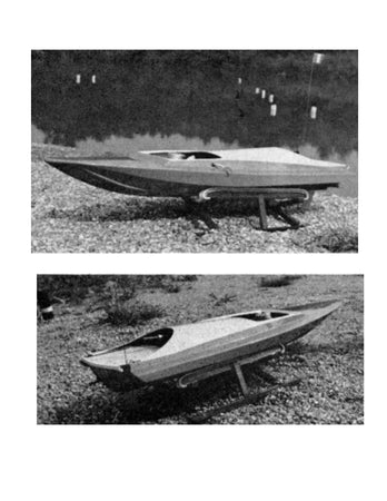 full size printed plan a class fi-v15 speed model, suitable for multi-channel radio control