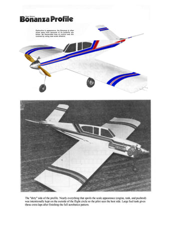 PROFILE CONTROL LINE AIRPLANE PLANS – Vintage Model Plans