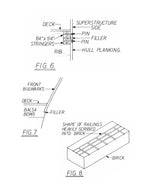 full size printed plans to build a 1:48 scale deep sea fishing ship "boston blenheim"