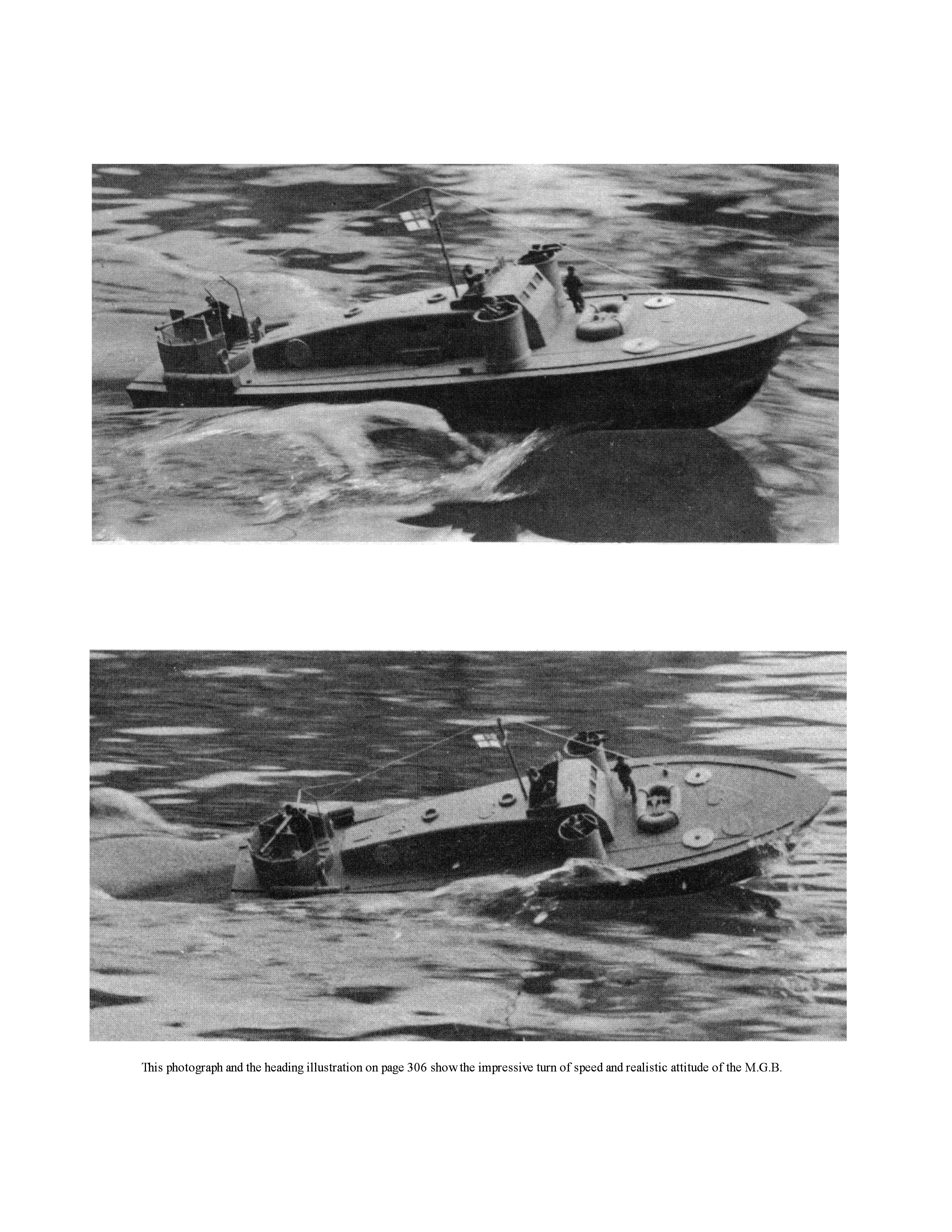 full size printed plans 1/32 semi-scale, 26 1/4 in long british power boat 70’ mgb