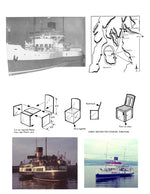 full size printed plan scale 1:48 p.s. caledonia static model or convert radio control & power