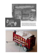 full size printed plans canvas wagon scale ¾ in to 1 ft  length 13 3/4 ”  width 6 7/8