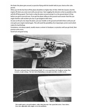 full size printed plan vintage 1973 1/8 scale profile goodyear racer "cassutt" wild, fast action