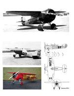 full size printed plans cessna cr-3 scale 1:10  power rubber