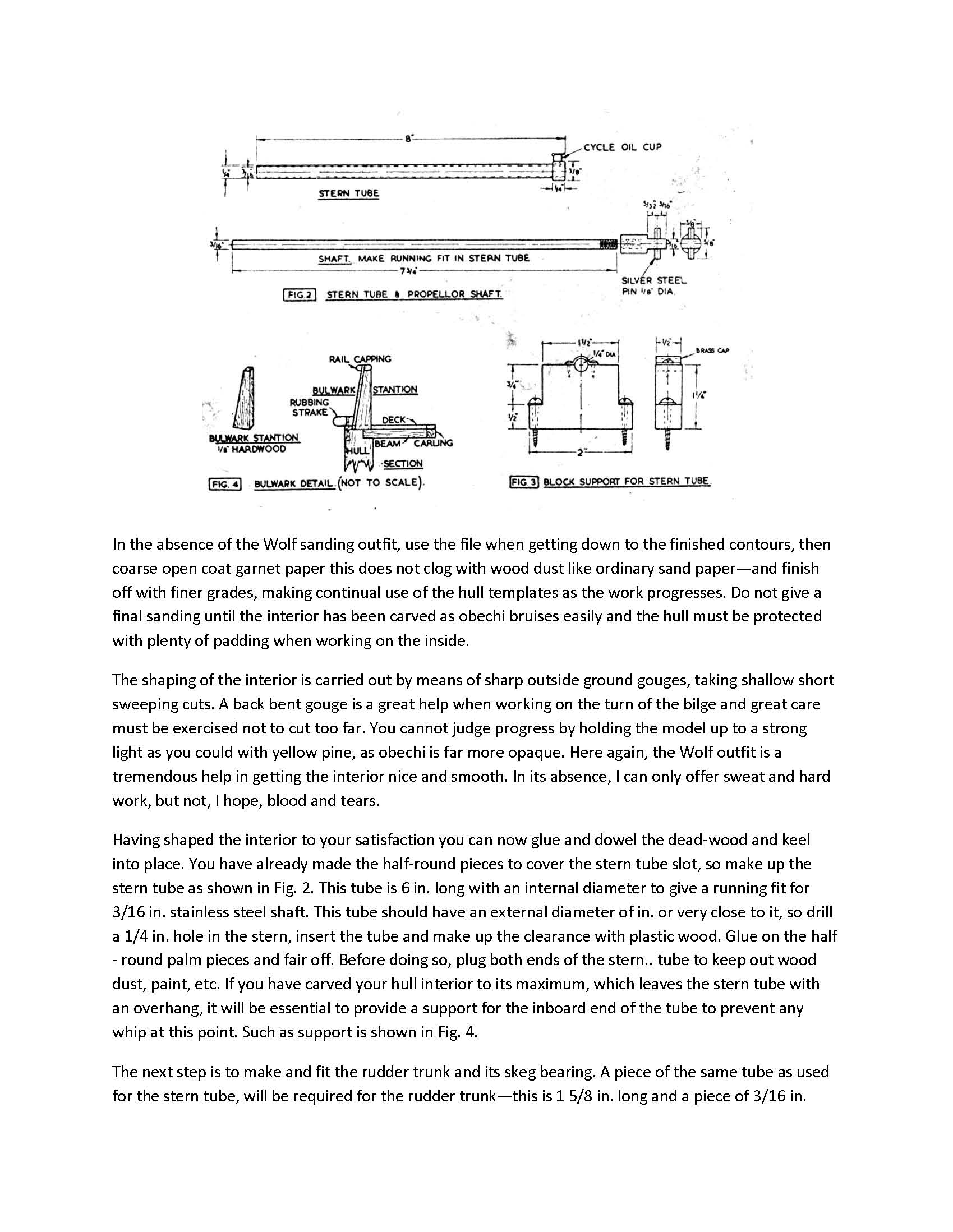 full size printed plans scale 1:24 1/2” = 1ft  length 39 3/4” diesel-engined tug cullamix