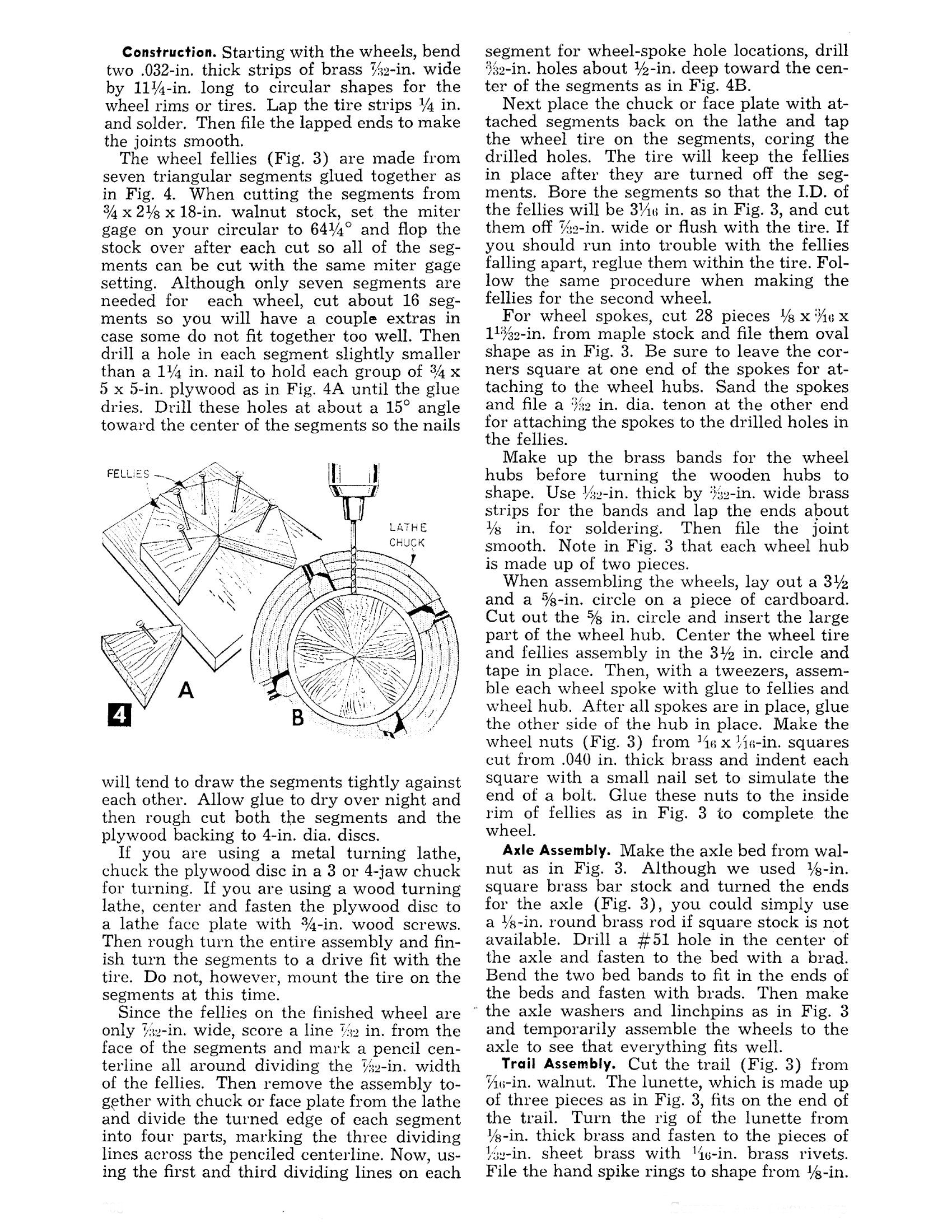 full size printed plan and article scale 1:16 centennial model of the civil war parrott rifle