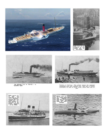full size printed plans clyde paddle steamer scale 4"=1' l 63" suitable for r/c