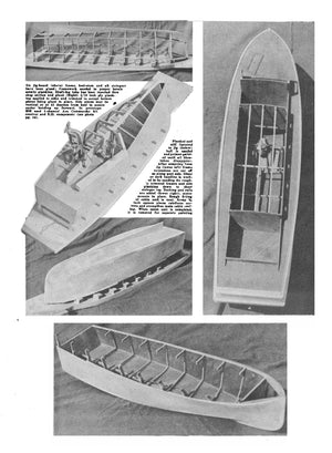 full size printed plans scale 1:16 u.s.c.g. coastguard picket boat she's big, beautiful and perfect for radio control