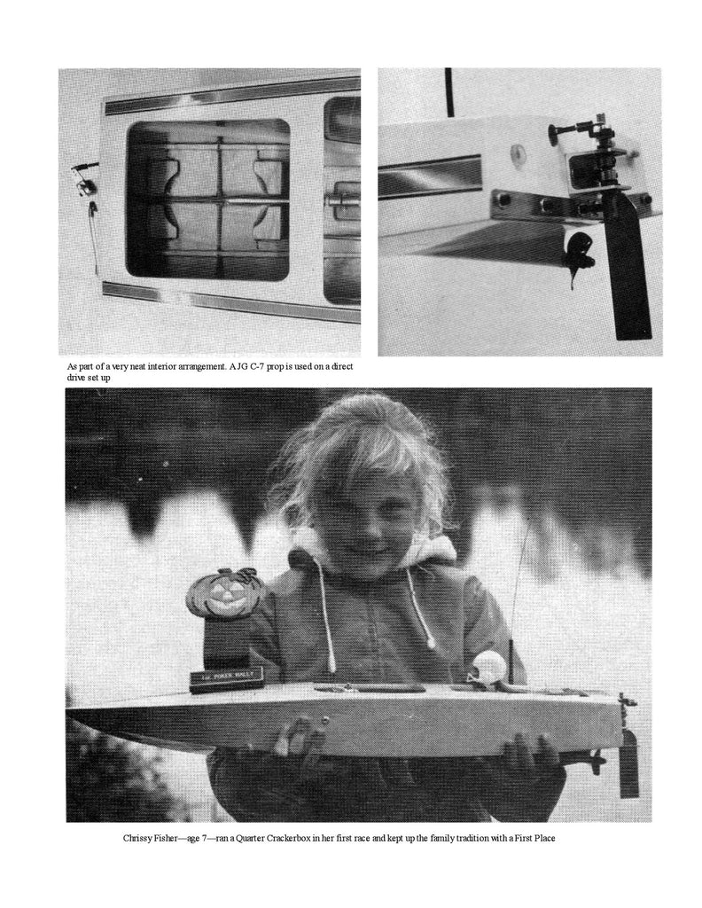 Model Boat Full Size Printed Plan & Article Scale 1/8 Crackerbox for R ...