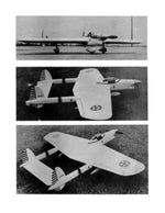full size plan vintage 1960 control line stunt “crusader” a twin-boom hot stunt contender