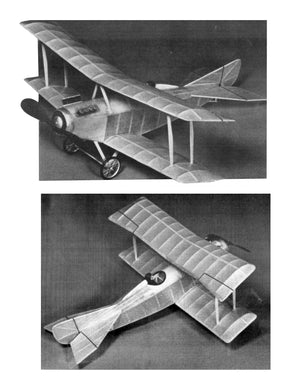 full size printed peanut scale plans curtiss s-1 speed scout first attempt to produce a single-seat fighting scout