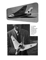 full size printed plan semi-scale 1:16 d.h. 108 swallow jetex 100 or electric control ducted fan
