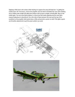 full size printed peanut scale plans embraer  “impanema” a cropduster especially well suited to novice builders.