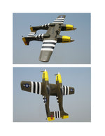 full size printed plans scale 1:16  control line f 82 twin mustang good twin engine model
