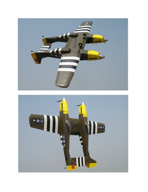 full size printed plans scale 1:16  control line f 82 twin mustang good twin engine model