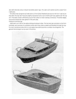full size printed plan build 1:12 scale cabin cruiser "fairey marine swordsman" for radio control