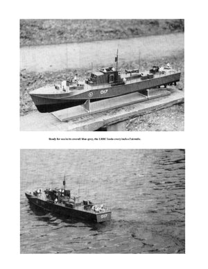 model boat full size printed plans 1:32 scale 43" fairmile d rescue ship for radio control