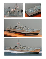model boat full size printed plans 1:32 scale 43" fairmile d rescue ship for radio control