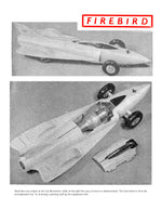 full size printed plan scale 1:20 firebird xp 21 jetex 50 motor  or  convert to electric