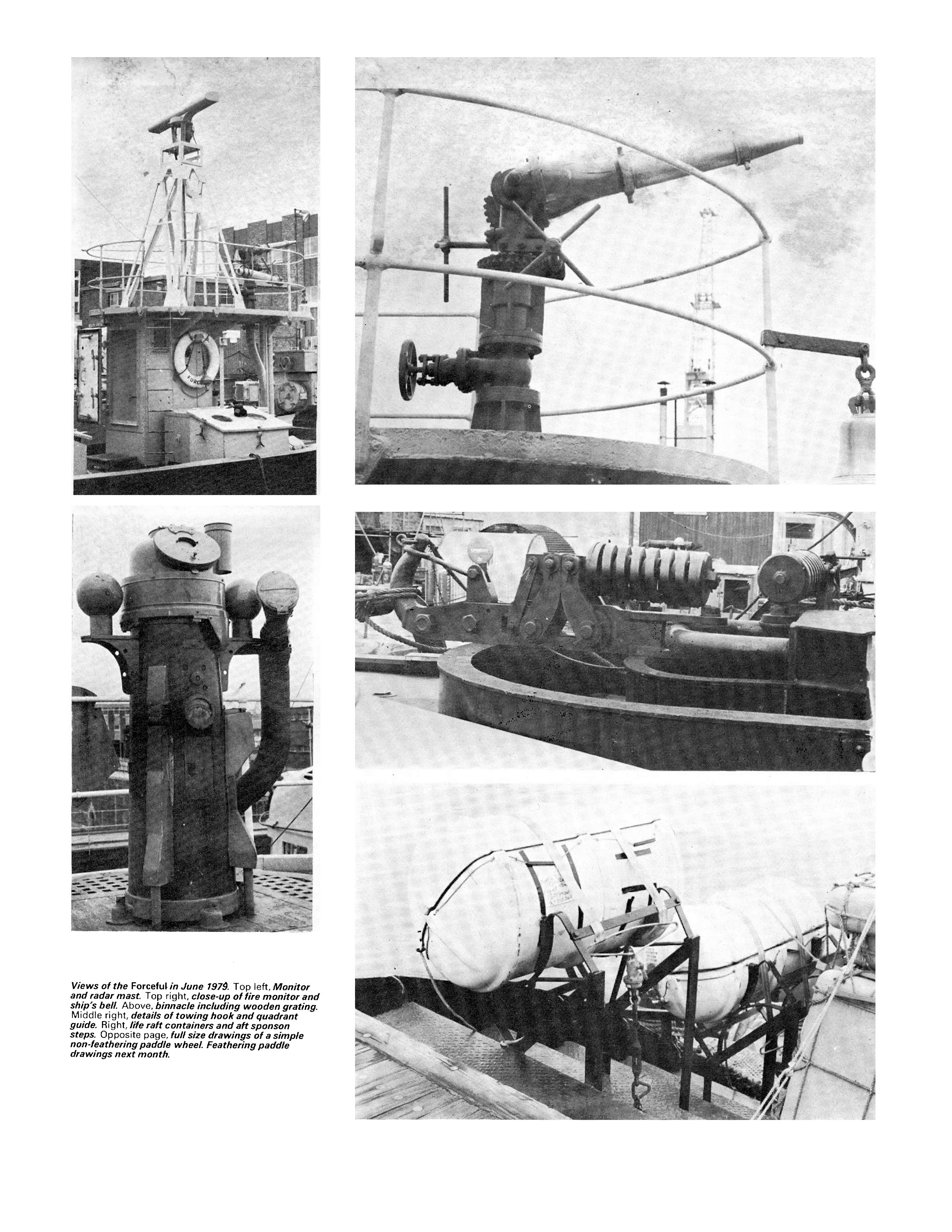 full size printed plan scale 1:48 director class paddle tug suitable for radio control
